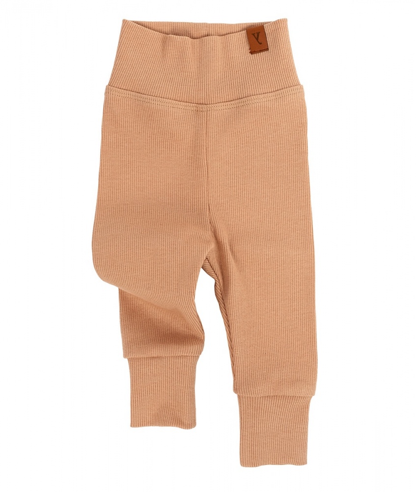 Spodnie getry Newborn kolor: ceglany